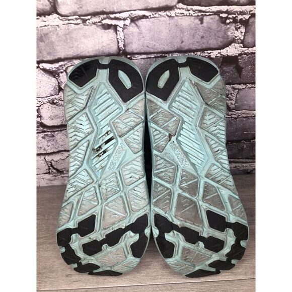 HOKA ONE ONE Rincon Charcoal Gray Aqua Blue Running Shoes Women 10.5M US/43 1/3 - Picture 10 of 16